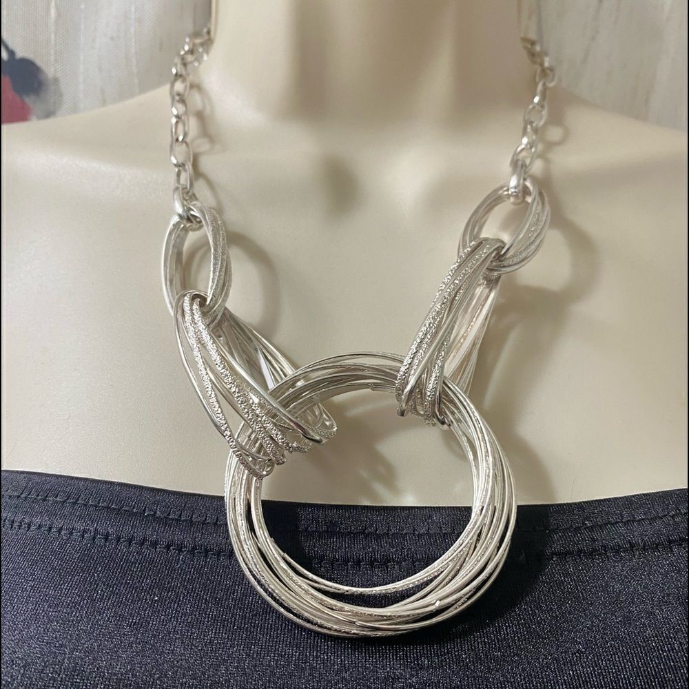 𝅺MULTIRING frontal necklace 